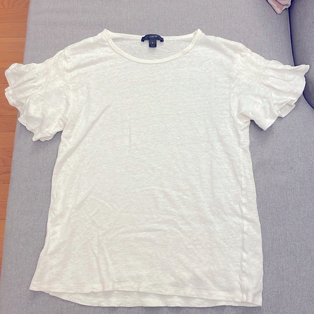 Jcrew Flutter Sleeve Tee